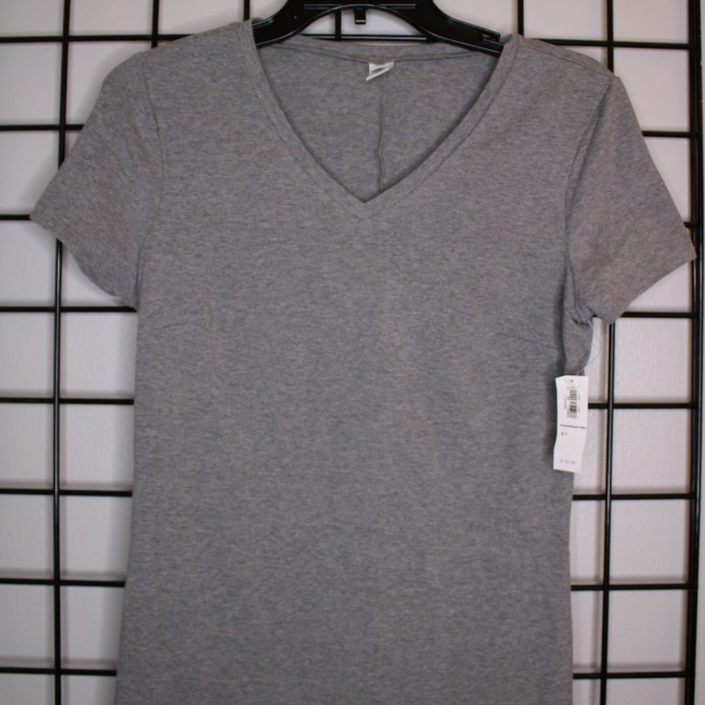 Gray Small Old Navy Cotton Mini Dress with Tag